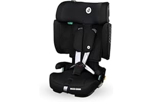 Maxi-Cosi Nomad XL Plus, Silla Coche Evolutiva, 15 Meses a 12 Años, 76-150 cm, Silla Coche Plegable de Viaje, Protección contra Impactos Laterales G-CELL, Bolsa de Viaje, Authentic Black