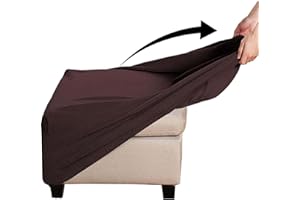 YEKUHE Hockerbezug Quadratisch Ottomane Schonbezug Quadratische Stretch Hocker Bezug Hocker Bezug für Ottomane Überzug Hockerbezug Quadratische Ottomane Abdeckungen ( Color : #11 , Size : 60x60cm/24x24in )