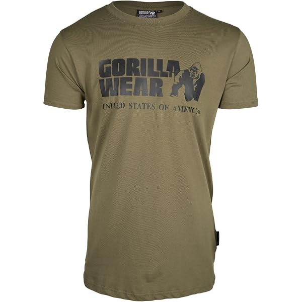 Gorilla Wear Murray T-Shirt, Grigio, L Uomo