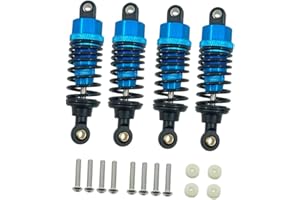 Hellery Öldruckstoßdämpfer 55mm für Tt 02 Mf 01x 1/10 RC Car Blau, Blau, 55mm