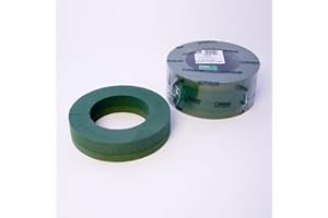 SMITHERS OASIS (10") BOX SALE OF 12 WREATH OASIS RINGS FOAM BACKED