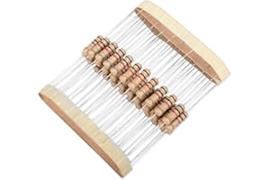 Innfeeltech 50 pièces 1W 5% tolérance 1K ohm carbone film résistance DIY projets et expériences