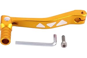 ‎GOOFIT GOOFIT Gold CNC 0.47 Zoll Universal Motorrad -Schalthebel -Aluminium Faltgetriebe Mit Werkzeugen Austausch füR Die Meisten Dirt Pitbikes ATV UTV Motorrad