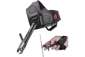 ZZYB Tir à Arc Déclencheur Arc Compound Release Aid Réglable Trigger Libération Accessoire pour Chasse Étrier de poignée