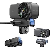 TELESIN Manyetik hızlı bırakma şarj adapt&ouml;r&uuml; dağı DJI Osmo Nano i&ccedil;in, 1/4 vida deliği, katlanabilir adapt&ouml;r tabanı DJI Osmo N