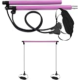 Squat Pilates Jimnastik Egzersiz &Ccedil;ubuğu Portable Studio Squat Barı Diren&ccedil; Lastiği