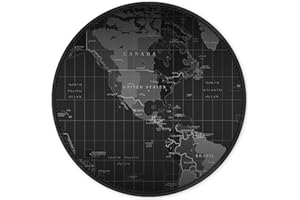 ITNRSIIET Tappetino per Mouse con Base in Gomma Antiscivolo, Bordi cuciti resistenti, Scorrimento Facile, Resistente agli Schizzi, Pratica e Facile da Pulire, Carta geografica