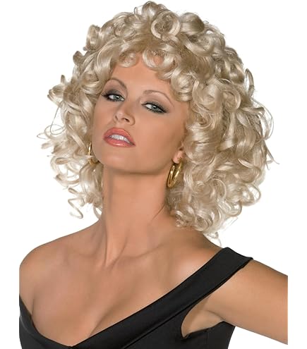 W WIDMANN MILANO Party Fashion S0671 - Pruik Olivia, blond, jaren 70, themafeest, carnaval