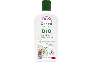 Love & Green BioLiniment certifié Bio Sans parfum - 500ml - Fabriqué en France