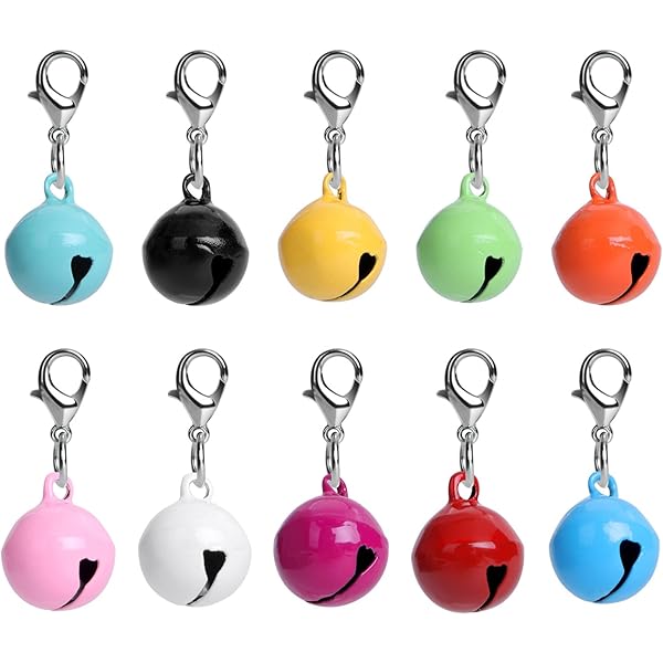 23 stuks bel voor hondenhalsband kleurrijke kattenbel mini ronde