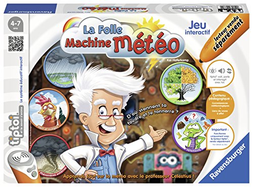 Preisvergleich Produktbild Ravensburger 00784, interaktives Tiptoi-Spiel – Die verrückte Wettermaschine (Französiche Version)