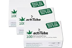 300 aktiva kolfilter (3 x 100). Mer rökning tack vare aktivt kol