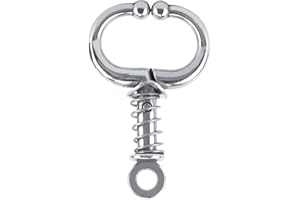 Tomotato Bullennasenring, Hochwertiger Edelstahl Nasenring für Kühe, Einfach zu Bedienen, Für Landwirte und Tierärzte, Bullennasenring Edelstahl, Viehnasenring für Kuhknorpelohrringe