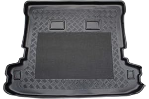 MTM Tapis de Coffre pour Mitsubishi Pajero III Long de 2000 a 03.2007 sur Mesure, Bac de Protection Antiderapant, Résistant, Facile à Laver et Inodore, cod. 4265