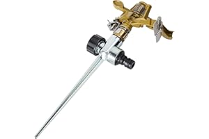 Miotlsy Water Sprinkler Garden, Hozelock Sprinklers For Lawns, Circular Sprinkler,Garden Sprinklers For Large Areas​Areas Up To 160 m², 7 m Reach, 360° Irrigation