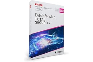 Bitdefender Total Security 2024 | 10 Devices 1 Year Subscription | with Premium VPN (unlimited) | Windows/Mac/iOS/Android | UK Activation Code by Email