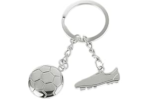 Ymapinc Schlüsselanhänger Fußball Fussballschuh Fußball Anhänger Fußball Schlüsselanhänger für Jungen Fussball Geschenke Jungen Fußball Geschenke für Jungs Auto Keychain für Fußballfans Kinder Adult