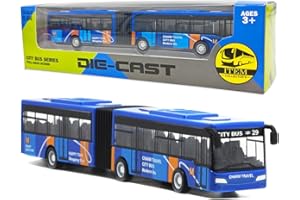 HOXSNII Autobus Giocattolo, Macchinine Giocattolo per Bambini Modellino Veicolo Carro Giocattolos Macchinine Tirare Indietro Mini Toys Cars Set di Macchinines Regalo per Bambini (Blu)