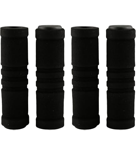 Pair Of Soft Non-Slip Handlebar Grips For Mountain Bikes – Universal Fit, Black