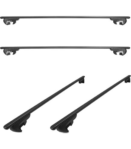 Barres De Toit Easy Line Advanced 120 Cm Pour Fiat Tipo Break 2016+ - Charge Max 90 Kg, Verrouillables, Compatibles Barres Longitudinales Fermées - 3