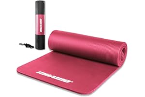 ‎MUAWO Muawo Premium Sportmatte und Fitnessmatte, perfekt als Yogamatte, Gymnastikmatte, Trainingsmatte | rutschfest | extra-dick & extra-lang | bis zu 190 cm Länge x 100 cm Breite x 1,5 cm Dicke
