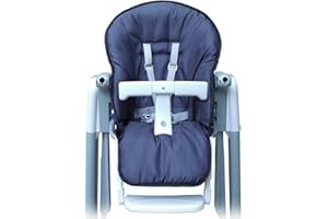 Aveanit Rivestimento per seggiolone cuscino di ricambio per sedia per peg perego prima pappa tatamia impermeabile grafite - grafite