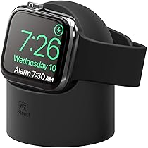 Woedpez Dockino di ricarica smartwatch leggero con attacco magnetico HW18, cavo di ricarica USB, collegamento di alimentazione, collegamento sicuro Woedpez Dockino di ricarica smartwatch leggero con attacco magnetico HW18, cavo di ricarica USB, collegamento di alimentazione, collegamento sicuro