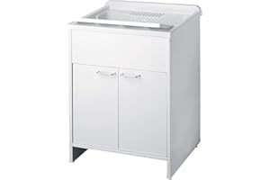 Negrari 9007 K Waschtisch, PVC, 90x65x39 cm, Weiß