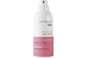 Cumlaude Lab - Prebiotic Spray, Bruma Vulvar Íntima, con Ácido Hialurónico, Probióticos y Prebióticos, Reishi y Centella Asiática, Protege, Regenera, Hidrata y Calma - 75 ml