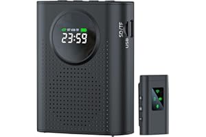 EASJOY Amplificateur Voix Portable avec Microphone Casque Batterie Rechargeable 2600mAh Amplificateur de Voix pour Enseignants, Guides, Entraîneurs, Présentateurs