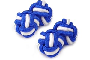 HONEY BEAR Gemelli Uomo/Donna Seta Forma di Nodo in Tessuto per Camicia/Camicetta/Abito,1 Paio