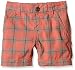 ESPRIT Baby-Boys Check Shorts, Coral Red, 6 Months (Manufacturer Size:68)