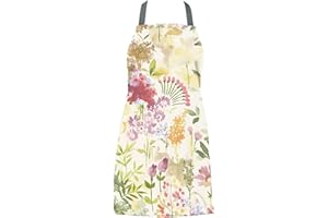 JOLEE TABLECLOTHS Jolee... Fabrics Wipe Clean PVC Coated Aprons - 100% Cotton Oilcloth - Adults and Childrens Sizes - Easy to Clean and Splash Proof Apron