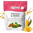 OZiva Protein & Herbs for Women (Mango) I Manage Weight, Energy & Metabolism | Clean Protein, Shatavari, Green Tea I No Added Sugar, 2lbs (907gm)