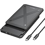 iDsonix Case HDD 2.5 Sata Usb C 3.1, 6Gbps Case Hard Disk per SATA III 7mm/9.5mm SSD HDD, Supporto UASP & Tool Free Hard Disk