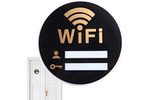 Signal Wi-Fi acrylique | Carte Wifi acrylique | Les clients du code Wifi signent pour l'hôtel Internet Cafe Coffee Résistant à la chute Autocollant résistant à l'usure Jingan
