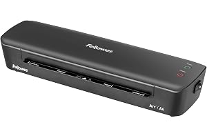 Fellowes plastifieuse Arc A4, pour plastifier à chaud pochettes jusqu'à 80 microns, levier anti bourrage, loisirs créatifs, 30cm/min, 4570001