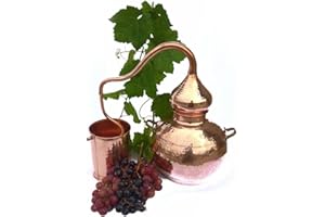 LUSA ALAMBICCO DI RAME. TUTTE LE DIMENSIONI. Senza termometro (5 Litros)