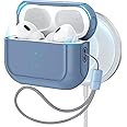 ESR for AirPods Pro 2 Case, Compatible with Airpods Pro Case 2nd / 1st Generation (2023/2022/2019), Compatible with MagSafe, Full Drop Protection Cover with Lanyard, Navy Blue