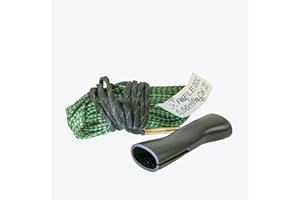 Rifle Doc Lauf-Reinigungsschnur 2X Bronzebürsten Kaliber Cal .17 .223 5,56mm 6,5mm 7mm 7,62mm .308 30-06 8mm 9mm 9,3mm .338 .458 12GA 16GA Premium Bore-Snake | Doppelbürste + Griff