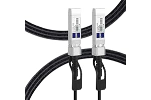 FLYPROFiber 3m/9.8ft SFP+ Cable, 10G DAC Cable, SFP to SFP Twinax Cable, Passive DAC Cable for Cisco SFP-H10GB-CU0.5M, Ubiquiti, Netgear, Mikrotik, Supermicro | Length Options: 0.5m-7m