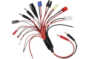 MAKERFIRE MakerStack 14 en 1 RC Chargeur de Batterie Multi câble Adaptateur de Charge de Charge différentes Prises câble de Chargeur de Batterie