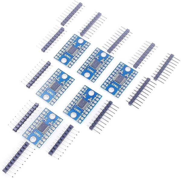 ANGEEK 6PCS TXS0108E 8-Channel Level Conversion Module 8-bit Bidirectional Voltage Converter Module Logic Level Converter 3.3V 5V - 1