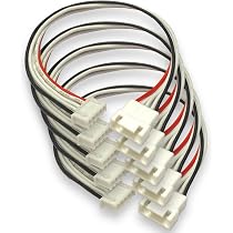 Set di 5 cavi JST-XH Premium 2S 3S 4S 5S 6S ciascuno 30 cm 24 AWG cavo bilanciatore cavo di ricarica XH maschio a femmina cavo adattatore per batteria Lipo modello