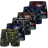Umbro Men's Boxer Briefs Sports Boxer Briefs Breathable Stretch Boxer Briefs (Set of 6)