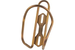 SILCA Porte-bidon Sicuro en Titane | Cages pour vélo avec réglage Avant/arrière de 21 mm | Plus léger Que l'acier et Plus résistant Que Le Carbone et l'alliage 30 g | Fabriqué aux États-Unis -Bourbon