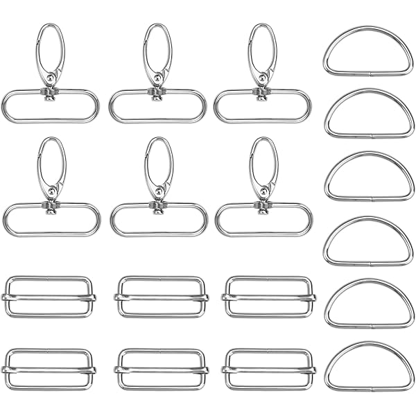 Kit Moschettoni E Fibbie Per Borse - 30 Pezzi In Lega Di Zinco Per Fai-Da-Te - Foto 3