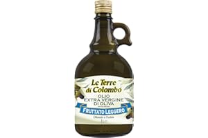 Le Terre di Colombo – Olio extravergine di oliva, da olive europee UE, fruttato leggero, 1 L
