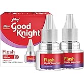Good Knight Flash Liquid Vaporiser | Pack Of 2 (45ml Each) | Lavender Fragrance | 2x Faster Than Before | Mosquito Repellent 
