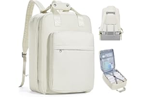 BOXSAM Handgepäck Rucksack 45x36x20 Easyjet, Travel Backpack 40x20x25 für Ryanair Wanderrucksack für Damen Herren, Flugzeug Carry-Ons Reiserucksack Casual Dayback Wasserdicht Business Rucksack